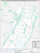 Fulton Wall Map Premium Style