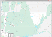 Garfield Wall Map Premium Style