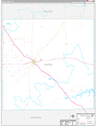 Garza Wall Map Premium Style