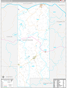 Gasconade Wall Map Premium Style