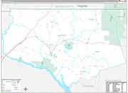 Gates Wall Map Premium Style