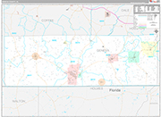 Geneva Wall Map Premium Style