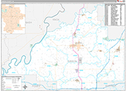Gibson Wall Map Premium Style