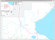 Glades Wall Map Premium Style