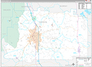 Gordon Wall Map Premium Style