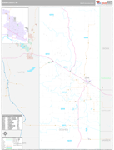 Goshen Wall Map Premium Style