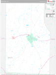 Grady Wall Map Premium Style