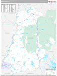 Grafton Wall Map Premium Style