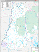 Grafton Wall Map Premium Style