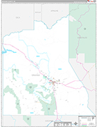 Graham Wall Map Premium Style