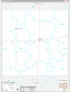 Graham Wall Map Premium Style