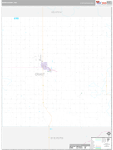 Grant Wall Map Premium Style