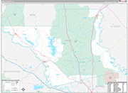 Grant Wall Map Premium Style