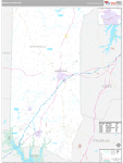 Granville Wall Map Premium Style