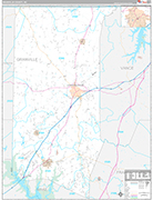 Granville Wall Map Premium Style