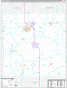 Gratiot Wall Map Premium Style