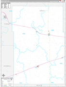 Gray Wall Map Premium Style
