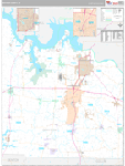 Grayson Wall Map Premium Style