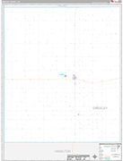 Greeley Wall Map Premium Style