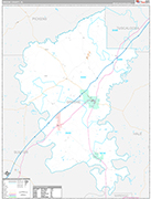Greene Wall Map Premium Style