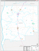 Greene Wall Map Premium Style