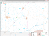 Greene Wall Map Premium Style