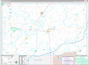 Greene Wall Map Premium Style