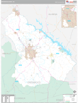 Greenwood Wall Map Premium Style