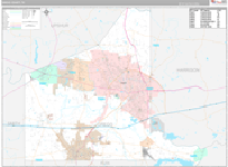 Gregg Wall Map Premium Style