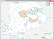 Grundy Wall Map Premium Style