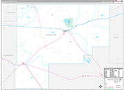 Guadalupe Wall Map Premium Style
