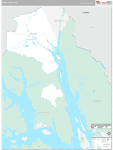 Haines Wall Map Premium Style