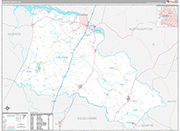 Halifax Wall Map Premium Style
