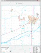 Hall Wall Map Premium Style