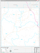 Hall Wall Map Premium Style