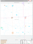 Hancock Wall Map Premium Style