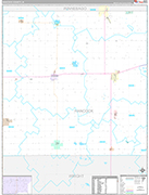 Hancock Wall Map Premium Style