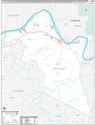 Hancock Wall Map Premium Style