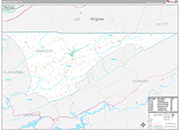 Hancock Wall Map Premium Style