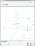 Hansford Wall Map Premium Style