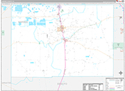 Hardee Wall Map Premium Style