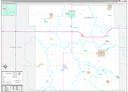 Hardin Wall Map Premium Style