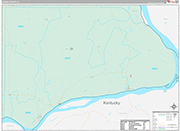 Hardin Wall Map Premium Style