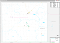 Harper Wall Map Premium Style