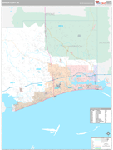 Harrison Wall Map Premium Style