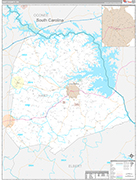 Hart Wall Map Premium Style