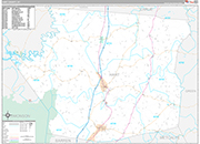 Hart Wall Map Premium Style