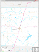 Haskell Wall Map Premium Style