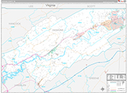 Hawkins Wall Map Premium Style