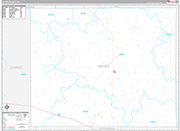 Hayes Wall Map Premium Style